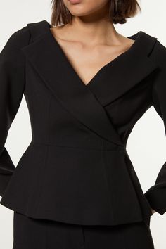 Elevate Your Occasion Wardrobe In Our Jacket, With A Fitted Silhouette That Flares To A Soft Peplum, And A Wide V Neckline. Style It With Tailored Trousers Or The Matching Skirt And Strappy Heels For An Elevated Day To Night Look. Compact Stretch Tailored Asymmetric Peplum Jacket High Quality Stretch Fabric Flattering Flared Peplum Silhouette Wide V Neckline Matching Skirt Sold Separatelyshop This Seasons Women'S Smart Jackets Or Browse The Full Collection Of Coats And Jackets Now. Peplum Suit, Petite Work Outfits, Petite Wedding Guest Dresses, Dress Leather Boots, Plus Size Workwear, Smart Jackets, Peplum Blazer, Jacket Collection, Peplum Jacket