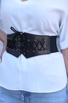 Made of faux leather, the leather quality of our product is excellent and provides a soft touch. The stitches on the belt are very healthy and strong. The raw material of our buckles is zamak, no bending, breaking. Women's Faux Leather Corset Elastic Corset Belt One Size Length 70cm, 2′3.55 - Width 8cm, 3.14inches Gift For Her Black Beige Tan White Product Dimensions: 70cm, 2′3.55 - One Size Material: Faux Leather - Tear resistant Package Content: 1x Belt Handling Time: 1-3 days Shipping Time: 2 Nice Belts, Corset Belt, White Product, Leather Corset, Faux Leather Belts, Suspender Belt, Raw Material, Suspenders, Leather Belt