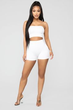 Available In Black, Nude, Olive, White, And Wine Stretchy Fabric Mini Biker Short Seamless Fabric 94% Nylon 6% Spandex Imported | Uncomplicated Seamless Shorts in White size M/L by Fashion Nova Seamless Shorts, Shorts Fashion, Biker Short, Fashion Nova Models, Fashion Nova Jeans, Womens Black Dress, Red Mini Dress, Womens Loungewear, White Fashion