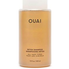 New: Ouai Detox Shampoo - Clarifying Shampoo For Build Up, Dirt, Oil, Product, And Hard Water - Apple Cider Vinegar & Keratin For Clean, Refreshed Hair - Sulfate-Free Hair Care (10 Oz) Apple Cider Vinegar Shampoo For Itchy Scalp And Product Build Up - Finally, A Detox That Doesn’t Suck. Get Rid Of Product And Hard Water Buildup, Dirt And Oil With This 1-2x Week Clarifying Shampoo. Here's Your Fresh Start, See You Next Week. Time To Detox - This Cleansing Shampoo Uses Chelating Agents To Help Rem Ouai Fine Hair, Shampoo For Itchy Scalp, Apple Cider Vinegar Shampoo, Ouai Hair, Shampoo For Fine Hair, Hair Detox, Detox Shampoo, Hair Cleanser, Cleansing Shampoo