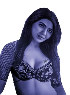 Simple sketch of Samantha Ruth Prabhu Samantha Pushpa, Samantha Ruth Prabhu, Samantha Ruth, Easy Drawings