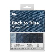 the back to blue denim dye kit