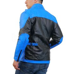 The color combination of blue and black is one of the catchiest ones amongst all. The ideal color blends of our jackets are what sets us apart. The current hot pick that we have is the new Blue Combo Biker Jacket. This new jacket is made of cow and waxed leather that is not found in other jackets. This extends the overall life of the jacket, making it everlasting and durable. The jacket also has a magnetic button close on the front end of the jacket. There are four pockets on the face of the jacket that also have the magnetic buttons. The jacket is also accompanied by an adjustable collar strap that rounds up a stylish look for all the men riders. This blue combo jacket goes on to have a unique way to hide the zipper with a clear front flap that gives the jacket a neat and decent look. The Pink Biker Jacket, Tan Brogues, Maroon Leather Jacket, Leather Blazer Women, Jacket Making, Best Leather Jackets, Biker Leather Jacket, Blue Leather Jacket, Fur Leather Jacket