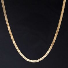 A classic, buttery snake chain in a perfect proportion/length! We love this slightly longer version, as it provides a great length for layering or even wearing solo. 14kt Yellow Gold 19" in length 12.4 Grams 2mm width Elegant 16 Inch Snake Chain Necklace, Classic Yellow Gold Snake Chain Necklace, Classic Herringbone Necklace With Box Chain For Formal Occasions, Classic Gold Herringbone Necklace With Snake Chain, Classic Yellow Gold Snake Chain Necklace For Formal Occasions, Classic Formal Yellow Gold Snake Chain Necklace, Classic 14k Gold Snake Chain Necklace, Minimalist 14k Gold Snake Chain Necklace, Classic 14k Yellow Gold Snake Chain Necklace