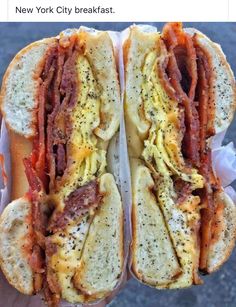 the sandwich has bacon and cheese on it