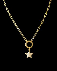 White + Gold Enamel Star Charm - Charm Only Includes 7mm Thick 14 Gold Filled Jump Ring to slide easily onto Charm Holder (See Base Chains) Ceramic Star, Charm Holder, Redwood City, Gold Ceramic, Gold Enamel, Star Charms, Jump Rings, Gold Filled, Charms