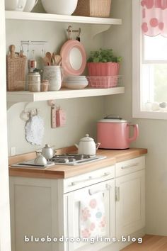 the kitchen is clean and ready to be used for cooking, baking or other purposes