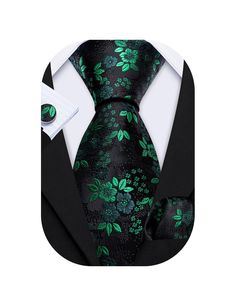 PRICES MAY VARY. ❥ Perfect collocation-Necktie+handkerchief+cufflinks, easy-matching for all dress shirt and suit! ❥ Normal Size-3.35 inches*59 inches of tie; 9 inches x 9 inches of pocket square,best size for men. ❥ Excellent Material-Stainless steel for cufflinks& silk for tie and hanky,1200 stiches woven craft to guarantee durability and wearability.You can feel the different texture on it. ❥ Pattern Design-Elegant flower design makes you out of ordinary; wearing floral ties in all formal&inf Men Handkerchief, Floral Ties, Flower Tie, Handkerchief Men, Necktie Set, Western Style Outfits, Ties For Men, Cufflink Set, Great Gifts For Men