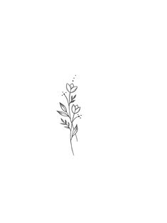 a black and white drawing of a flower