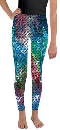 "Product Description Product Name: 2021 New party dresses mermaid model 3D printed leggings mermaid scale legging Material: 88%Polyester ,12%Spandex Size: S,M,L ,XL Feature: Eco-Friendly, For Gift ,Party, Fashion, play, Halloween, Beach Measurments :: Size S: Length: 120cm\", Waist: 25\", Hips: 57\" Size M: Length: 130cm\", Waist: 27.5\", Hips: 55\" Size L: Length: 140cm\", Waist: 28.5\", Hips: 26.5\" Size XL: Length: 150cm\", Waist: 30\", Hips: 28\" Package Includes: 1 x Pair of Leggings Type: Leggings Size: S,M,L,XL Features  Comfort, Easy Care, Elastic Waist, Footless Handmade: Yes Color: Multicolor Character: Mermaid Accents: scales Year Manufactured: 2020-2021 Department: Girls Garment Care: Machine Washable Style: Leggings Fabric Type:: Rayon Length: Full Length Season: Fall, Spring, Leggings Mermaid, Mermaid Model, Halloween Beach, Scales Pattern, 3d Holographic, New Party Dress, Mermaid Print, Dresses Mermaid, Activewear Brands