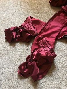 Ruffle Satin Prom Dress Long Ball Gown Ruched V Neck With Slit Satin Prom Dress Long, Long Ball Gown, Prom Dress Long, Ruffled Skirt, Satin Prom Dress, Ruffled Sleeves, Dress Picture, Ruffle Skirt, Burgundy Color