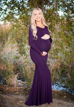 Fitted Maternity Gown, Vestidos Para Baby Shower, Jennifer Aniston Dress, Baby Shower Gown, Boho Maternity Dress, Pregnancy Outfit, Boho Maternity, Maternity Gown, Flare Gown