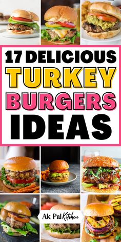 Explore flavorful turkey burger recipes that are healthy, easy to make, and perfect for any meal. Whether you’re trying juicy turkey burger ideas, grilled turkey burgers, baked turkey burgers, low-carb turkey burgers, or gluten-free turkey burgers, these turkey recipes offer variety and convenience. Add toppings like avocado, cheese, or spinach for extra flavor. These burger ideas fit seamlessly into your easy dinner or lunch rotation, from keto turkey burger recipes to simple homemade versions.