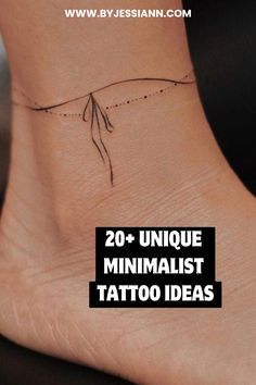 The Most Unique Simple Tattoo Ideas - Including Watercolor and Ink Tattoos! Tattoo For Positivity, Practice The Pause Tattoo, Dainty Anklet Tattoos For Women, Non Attachment Tattoo, Minimalist Beachy Tattoos, Small Dainty Disney Tattoos, Tattoo Meaning Resilience, Second Star To The Right Tattoo Simple, Dainty Feminist Tattoos