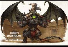 Dungeons And Dragons Monsters, Dungeons And Dragons 5e, Dnd Monsters, The Elder Scrolls, Fantasy Races, Dinosaur Art