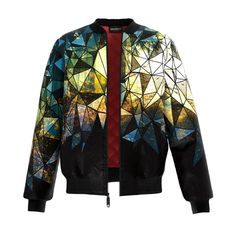 Through The Window Bomber Jacket Artistic Black Outerwear For Fall, Artistic Multicolor Winter Outerwear, Oversized Polo, Joggers Track Pants, Future Style, Shorts Sweatpants, Forest Floor, Through The Window, Embroidered Shorts