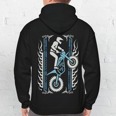 Motocross Hoodie, Dirt Bike Shirt, Motocross Shirt, Motorcross Shirt, Race Life Shirt, Off Road Hoodie, Motocross Biker Tops, Moto Hoodie. Rev up your style with our Motocross Hoodie, the ultimate dirt bike shirt for enthusiasts who live for the thrill of the ride! Whether you're tearing up the track or just hanging out with fellow riders, this hoodie is designed to keep you comfortable and looking cool. Ideal for gifting, this motocross shirt is a hit among dirt bike riders, motocross racers, a Black Biker Hoodie For Streetwear, Black Biker Style Streetwear Hoodie, Biker Style Long Sleeve Hoodie For Streetwear, Black Biker Style Hoodie, Black Graphic Print Hoodie For Outdoor Activities, Biker Style Hoodie For Streetwear, Motocross Lifestyle, Dirt Bike Shirts, Motocross Shirts