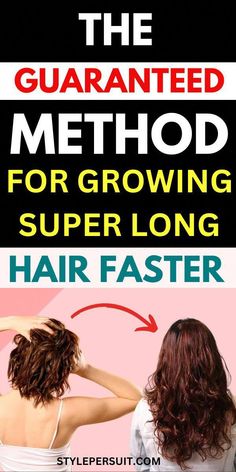 Ways To Grow Hair Faster, Hair Growth Tips Faster, Hair Wont Grow, How To Grow Hair Faster, Ways To Grow Hair, Grow Your Hair Faster, Growing Long Hair Faster, Grow Natural Hair Faster, How To Grow Hair