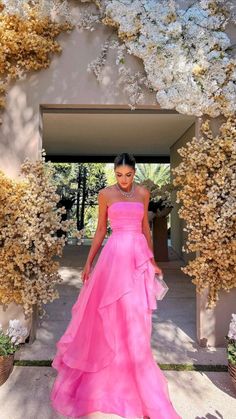 Pink Long Formal Gowns Prom Dress Modest, Modest Evening Dresses, Wedding Dresses Mermaid Sweetheart, Modest Evening Dress, Look Rose, Vestidos Color Rosa, Long Formal Gowns, Pink Party Dresses, Dress Modest