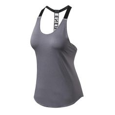 Train in comfort with this Women's Racer Back Vest. Which offers breathability, multi-blend fabric, and 360 stretch construction. This Women's Racer Back Vest offers a feminine silhouette with a multi-blend fabric that will provide comfort, breathability and a soft to the skin feel. Its versatile construction allows air to permeate the interior keeping the body cool and refreshed while a moisture wicking system actively draws sweat vapours away from the surface of the skin for fast, drying relie Women's Workout Top, Backless Shirt, Gym Workouts Women, Fitness Top, Workout Tops For Women, Sport Top, Workout Crop Top, Red Tank Tops, Athletic Top