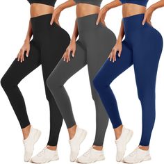 PRICES MAY VARY. 【Buttery Soft & All-Day Comfort】- Hi Clasmix Leggings for Women provide extreme comfort to your legs like a second skin, thanks to our exclusive buttery soft, non-see-through, 4-way stretch, and breathable fabric. Moisture-wicking technology ensures a sweat-free workout while delivering optimum comfort, even on the most demanding of workdays. 【Leggings for Women Tummy Control】- Our high-waisted leggings for women feature a 5.3-inch wide compression waistband that offers gentle c Workout Legging, Soft Yoga, Free Workout, Leggings For Women, Womens Workout Outfits, Best Leggings, Seamless Leggings, Gym Workout, Outfits With Leggings