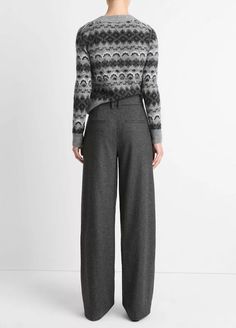 Italian Herringbone Wool-Blend High-Rise Trouser in Trousers | Vince Herringbone Pants, Tailoring Details, Baby Clothes Sale, Italy Style, Sweater Collection, Trouser Style, Herringbone Pattern, Pants Women, Tee Dress