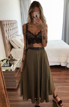 Goth Summer Outfits, Looks Hippie, Mode Hippie, Hippie Outfits, Looks Vintage, Outfits Casuales, Cute Casual Outfits