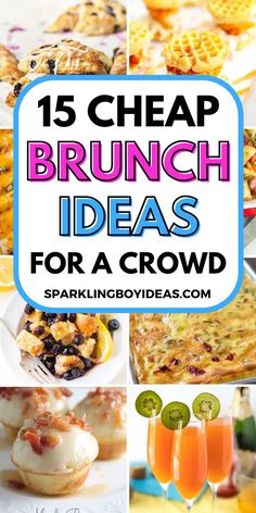 Looking for easy and delicious brunch ideas for a crowd? Look no further! Our collection of make ahead brunch for a crowd and finger food brunch dishes will impress your guests without stressing you out. From savory to sweet, we have easy brunch menu ideas that everyone will love. So, whether you're hosting a brunch party or simply want to treat your loved ones to a special brunch, these easy brunch menu ideas for a party are sure to please. Try out our easy brunch food recipes today! Finger Food Brunch, Quick Brunch Ideas, Easy Brunch Food, Best Brunch Ideas, Brunch Food Recipes, Easy Brunch Ideas, Brunch Finger Foods, Easy Brunch Menu, Brunch Party Menu