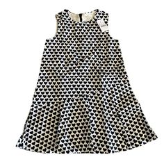 Girls' Heart Print Sleeveless Drop Waist Mini Dress, White/Black Size 8 100% Cotton Lining: 100% Polyester Doublure: 100% Polyester Futter 100% Polyester Casual Sleeveless Heart Print Dress, White Cotton Dress With Heart Print, White Sleeveless Dress With Heart Print, Puff Long Sleeve Dress, Plaid Summer Dress, Long Sleeve Striped Dress, Plaid Flannel Dress, Girls Ruffle Dress, Velvet Shift Dress