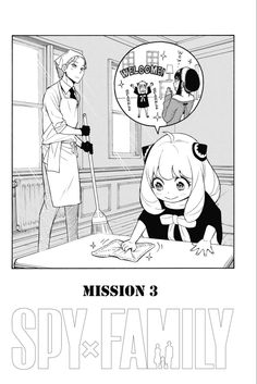 an advertisement for the mission 3 spy and family