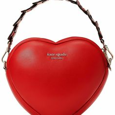 Kate Spade Heartbreaker 3d Heart Leather Crossbody Style: K5410 Limited Edition For 2022 Valentine's Day Brand New With Tags And Original Packaging 100% Authentic, Proof Of Purchase Will Be Included In Purchase. Sold Out Item. With Soft Leather That Gets Better With Age, Two Different Straps And Pockets To Keep All Your Things Organized, This One Is Sure To Be One Of Your Most Beloved Crossbody. - 7"H X 8"W X 2.2"D - Handle Drop: 5", Strap Drop: 22" - Smooth Lambskin Leather With Smooth Leather 3d Heart, Purse Crossbody, Leather Crossbody Purse, Kate Spade Bag, Leather Purse, 7 H, Lambskin Leather, Smooth Leather, Leather Purses