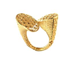 18K Solid Yellow Gold You and Me Filigree Diamond Cut Ring Diamond Cut Ring, Diamond Ring Cuts, Mens Silver Jewelry, Ring Elegant, Baby Earrings, Wallpaper Black, Kids Necklace, Anklet Bracelet, Mesh Design