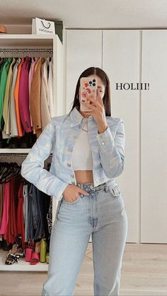 Denise Mercedes, Outfits Con Jeans, Causal Outfits, Two Best Friends, Women's Casual Style, Simple Trendy Outfits, Looks Chic, Fashion Design Clothes