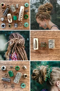 Dread Accessories Diy, Dreadlock Decoration Ideas, Polymer Clay Dread Beads, Decorating Dreadlocks, Dreadlocks Accessories