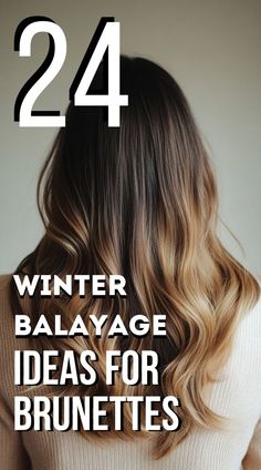 Make a bold statement this winter with subtle auburn balayage! This vibrant shade adds a striking pop of color to your brunette hair, giving you a unique and eye-catching look that's perfect for the season. #AuburnBalayage #WinterBrunettes #BoldHair