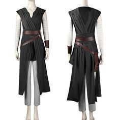 star wars the rise of sky walker cosplay costume with belted pants and boots