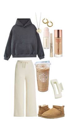 What To Wear With Uggs Boots, Cute Pajama Day Outfits For School, Cute Outfits With Ugg Boots, Coffee Outfit Ideas, First Day School Outfits, Outfits With Ugg Boots, Festival Outfits 2023, Outfits 2023 Trends, Boots Makeup