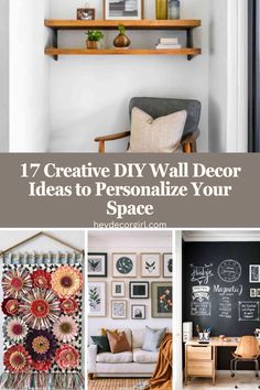 the top ten creative diy wall decor ideas to personalize your space