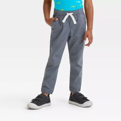 Toddler Boys' Woven Jogger Pants - Cat & Jack™ Gray 3t : Target Cotton Bottoms With Elastic Waistband For School, Cotton School Bottoms With Elastic Waistband, Playful Bottoms With Elastic Waistband For School, Casual Gray Bottoms For School, Casual Pants With Elastic Waistband For Playtime, Casual Cotton Pants For Playtime, Casual Bottoms With Pockets For Playtime, Casual Gray Bottoms For Playtime, Baby Wishlist