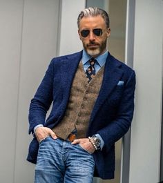 Fashion: #fashion, #style, #outfitinspiration, #beauty Christopher Korey, 50 Dress, Dandy Style, Men Stylish Dress, Blazer Style, Fashion Suits For Men