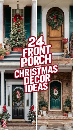 front porch christmas decorating ideas