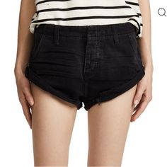 In Great Condition Never Worn Low Rise Jean Shorts, Hot Pants Shorts, Teaspoon Shorts, One Teaspoon Shorts, Low Rise Jean, Sailor Shorts, Vintage Denim Shorts, Cuffed Denim Shorts, Denim Wear