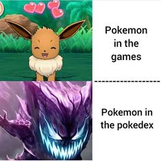 pokemon in the games and pokemon in the pokedex are two different types of pokemon