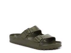 Birkenstock Arizona Essentials Slide Sandal - Men's | DSW Waterproof Birkenstocks, Banff Itinerary, Birkenstock Sandal, Fall Road Trip, Birkenstock Sandals Arizona, Grey Sandals, New England Fall, Trending Boots, Birkenstock Sandals