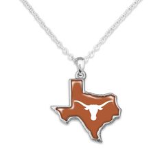 PRICES MAY VARY. Officially Licensed Product by From the Heart Enterprises, a Division of Jenkins Enterprises. Texas Longhorns State of Mine necklace. Necklace Length: 18" with 2" extender. Team Logo Charm 1" Wide by 1" Tall. Equivalent to a Quarter. This necklace is the perfect item for any sports fan. The simple elegance of this necklaces make it perfect for wearing to the game or around town. Necklace Length: 18". Team Logo Charm 1" Wide by 1" Tall. Equivalent to a Quarter. Texas Jewelry, University Of Texas, Texas Longhorns, Necklace Necklace, Simple Elegance, Watch Necklace, Sports Fan, Necklace Length, Necklace Jewelry