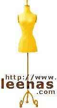 a yellow dress on a mannequin with the words leehas com