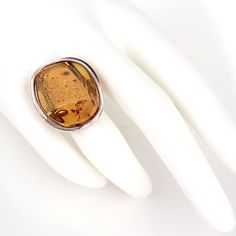 sterling silver amber handcrafted ring Modern Amber Gemstone Ring, Modern Amber Oval Ring, Handmade Modern Amber Rings, Modern Handmade Amber Rings, It Original, Amber Ring, Amber Stone, Amber Jewelry, Amber Color