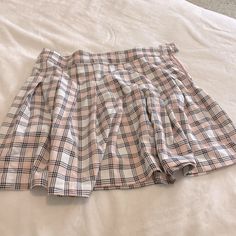 Full Tilt Pleated Skirt. Never Worn - Ordered Wrong Size. Super Cute Light Pink & Black Plaid Pink Black Plaid, Pink Plaid Skirt, Full Tilt, Pink Plaid, Plaid Skirts, Black Plaid, Pink Black, Pleated Skirt, Light Pink