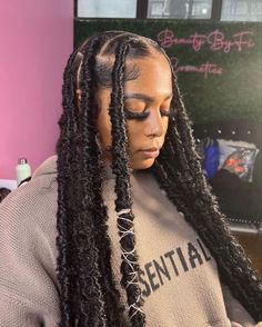 Jumbo Soft Locs, Jumbo Butterfly Locs, Jumbo Faux Locs, Soft Locs Hairstyles, Real Locs, Boxer Braids Hairstyles