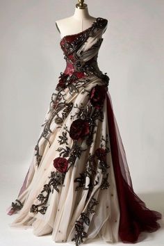 Aesthetic Party, Fairytale Gown, Fantasy Dresses, Fairytale Dress, Fantasy Dress, Gorgeous Gowns, Fantasy Fashion, Fashion Aesthetic